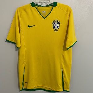 Nike Brazil National team kit Jersey 2008 International jersey) ⚽️🇧🇷 authentic